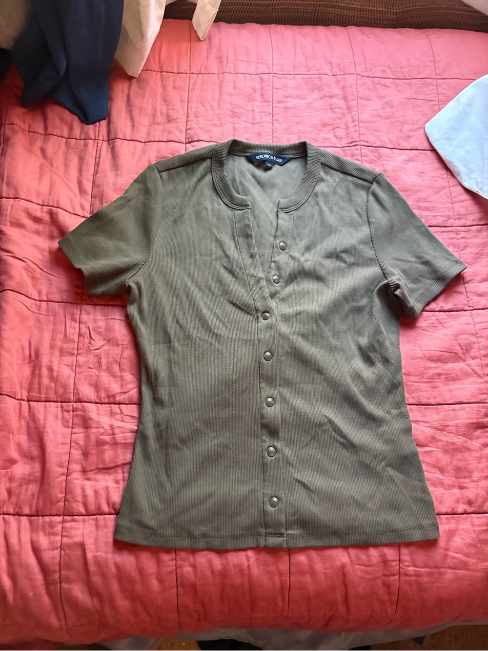 Toad and Co. W doe-brown size M corduroy overalls